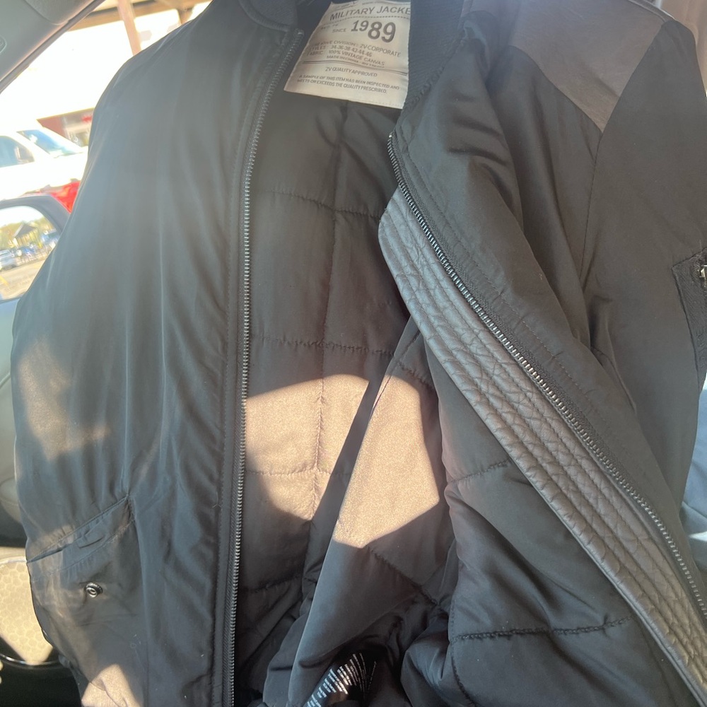 Zadig & Voltaire Black Military Field Coat